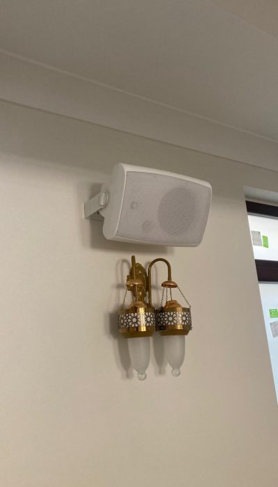 cami ses sistemi duvar hoparlörü